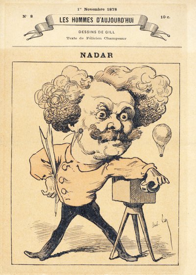 Nadar, pub. 1878 da Andre Gill